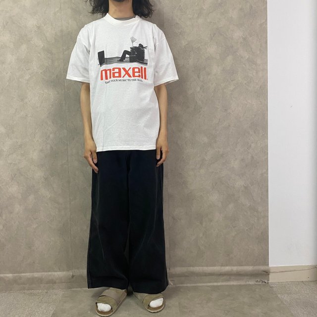 パールジャムMaxell 90s 企業Tシャツ