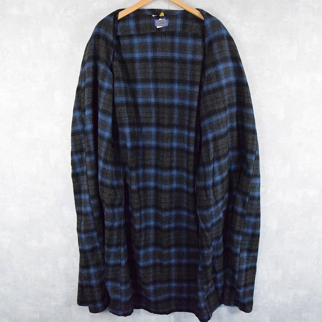 40〜50's Pendleton チェック柄 ウールガウン L [102435]