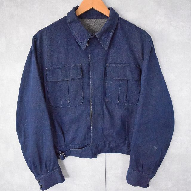 60年代 60s 70年代 70s イタリア軍 海軍 VAT DYE DENIM インディゴ