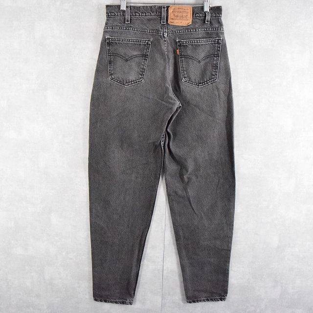 90's Levi's 560 USA製 ブラックデニムパンツ W32