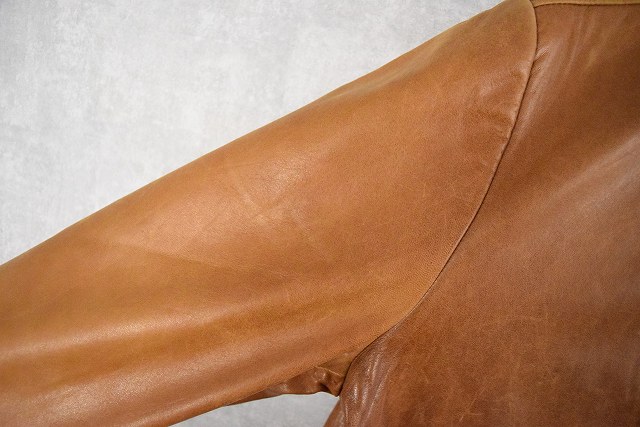 バナナリパブリック キャメル シングル ダブルジップ 本革 バナリパ │ヴィテージ古着屋Feeet 通販 名古屋 大須 メンズ