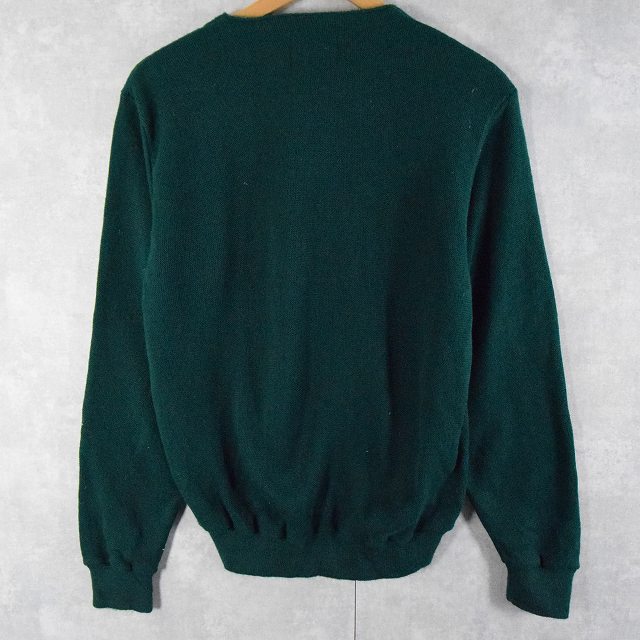 70's Sears KINGS ROAD アクリルニットカーディガン M [103503]