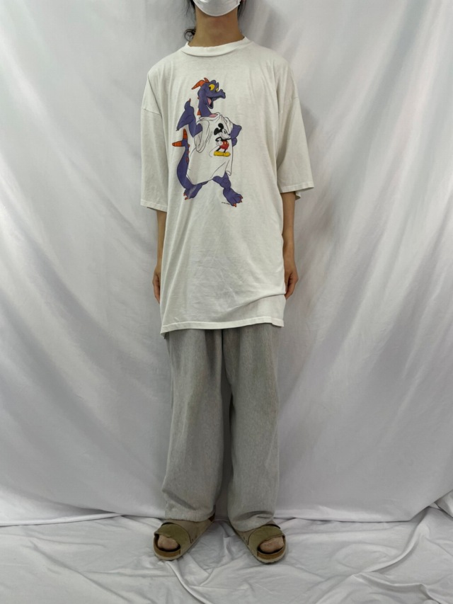 80's Disney Figment USA製 キャラクタープリントTシャツ