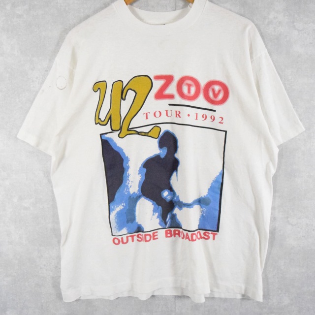 90's U2 USA製 ZOO TV TOUR ロックバンドツアーTシャツ XXL