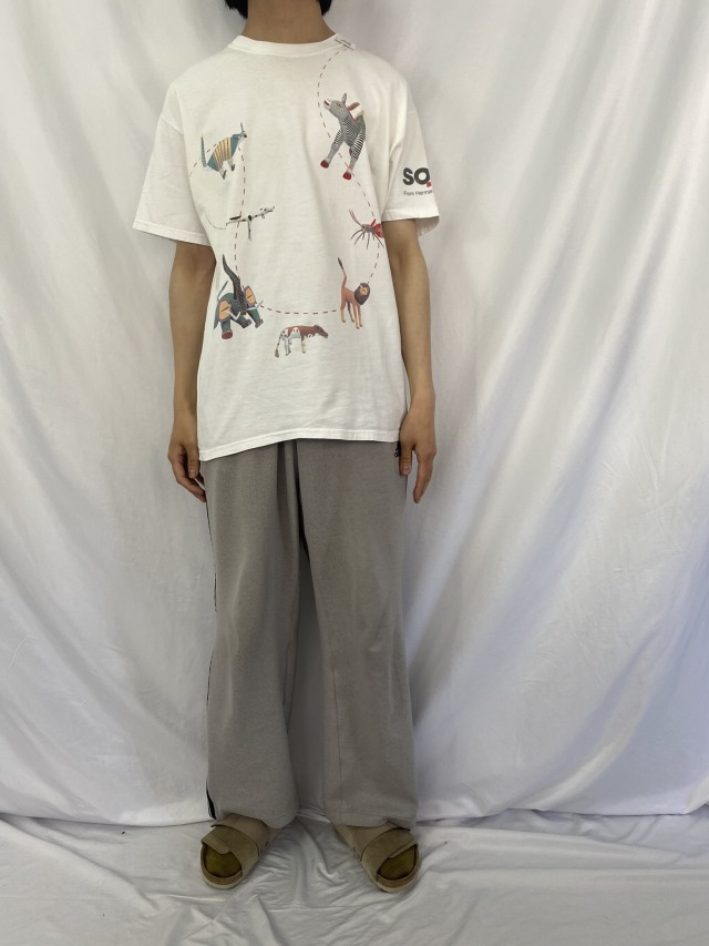90年代 90s ハーマンミラー 白 ホワイト 半袖 家具 │ヴィテージ古着屋Feeet 通販 名古屋 大須 メンズ
