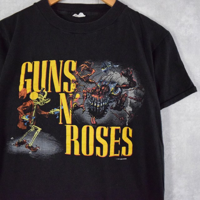 80's GUNS N' ROSES ロックバンドツアーTシャツ M