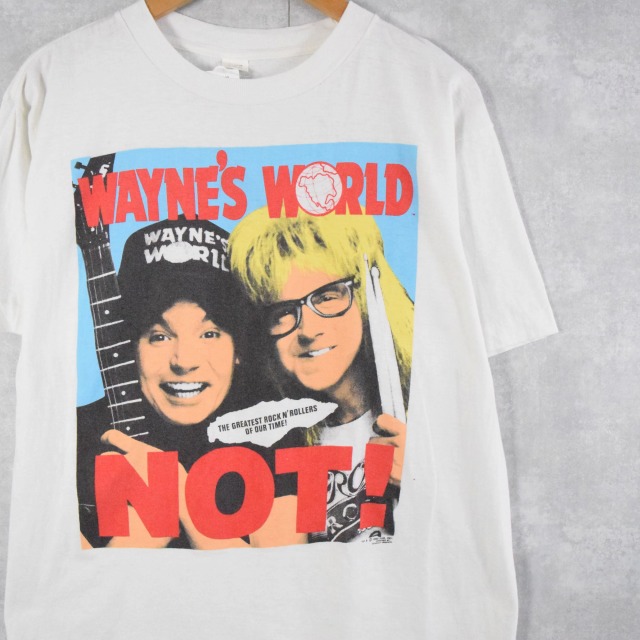 90's Wayne's World コメディ映画Tシャツ L