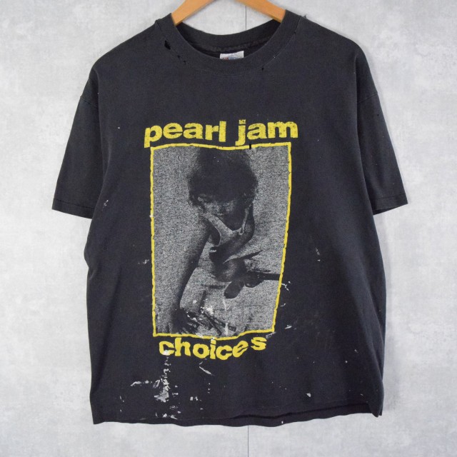's PEARL JAM "CHOICES" ロックバンドTシャツ L