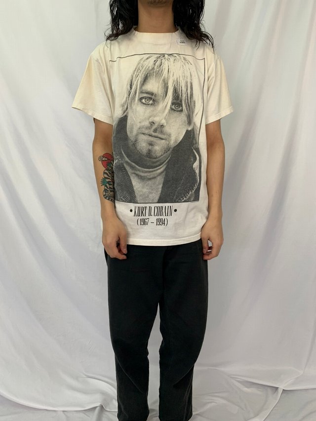 90's KURT COBAIN フォトプリントTシャツ