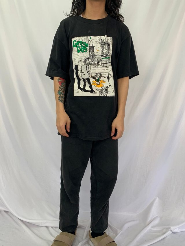 90s USA製 vintage GREEN DAY グリーンデイ Tシャツ-