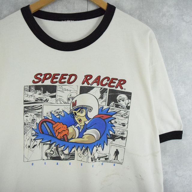 2002 SPEED RACER アニメキャラクター リンガーTシャツ
