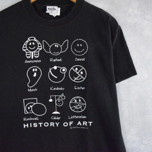 HISTORY OF ART 絵文字アートTシャツ M