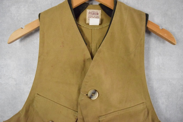 FILSON USA製 オイルフィニッシュハンティングベスト SM