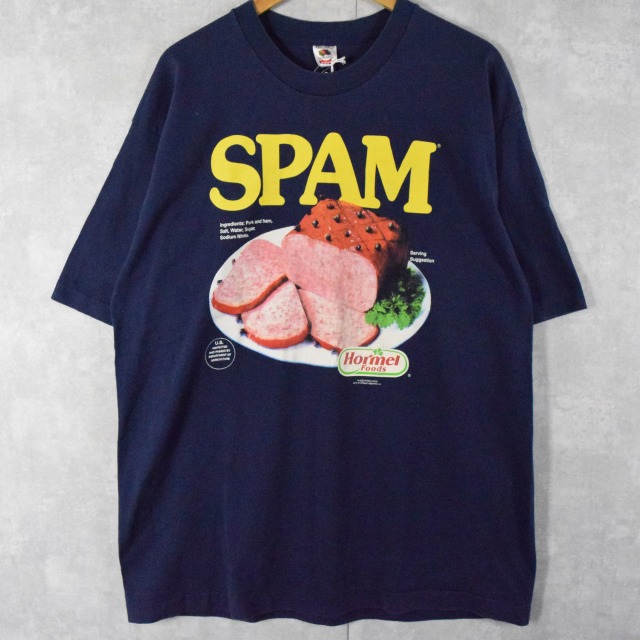 90's SPAM USA製 プリントTシャツ XXL