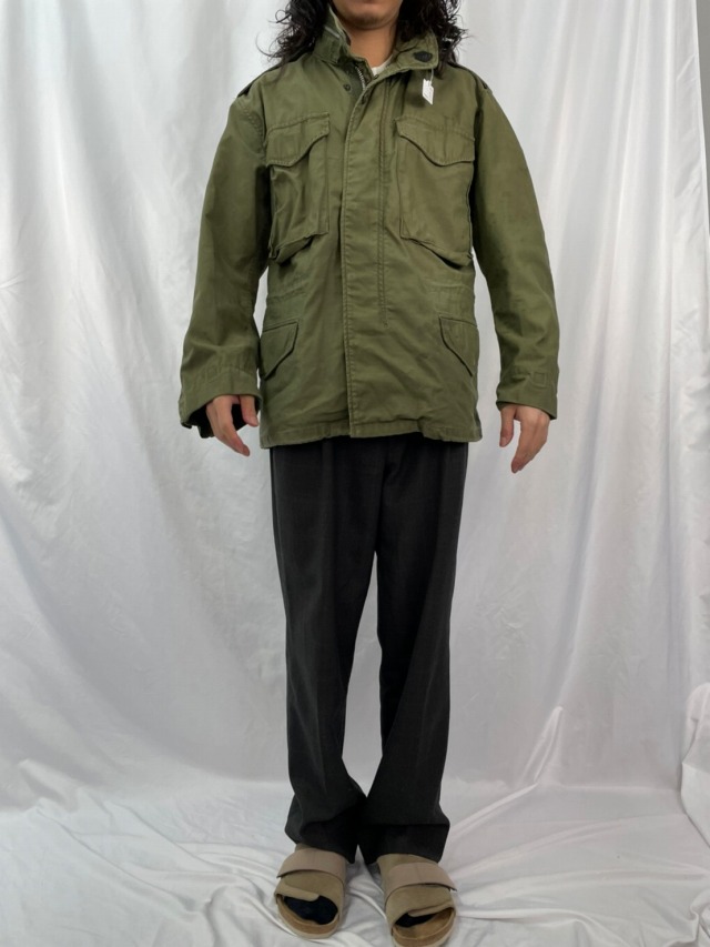 60's U.S.ARMY M-65 Field Jacket 2nd グレーライナー SHORT SMALL