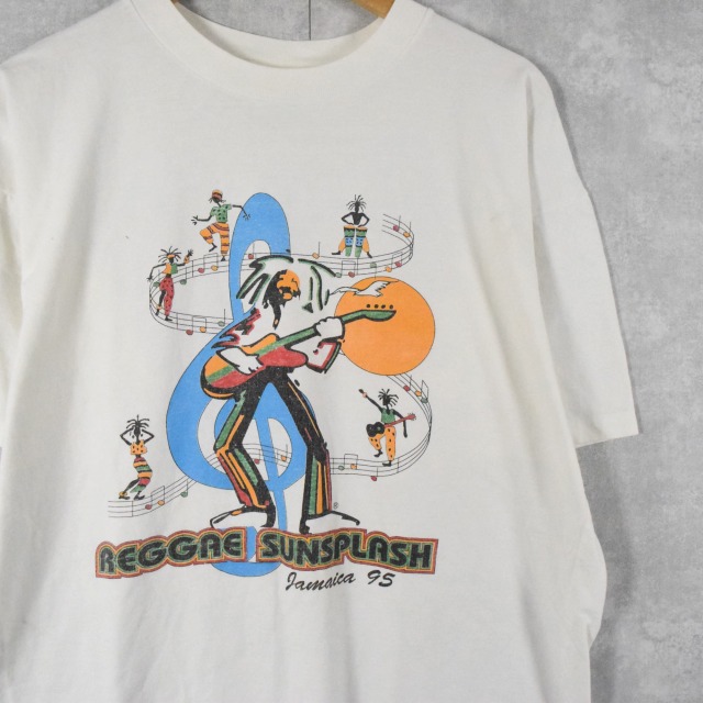 90'S 当時物　REGGAE SUNSPLASH Tシャツ　ヴィンテージ　L