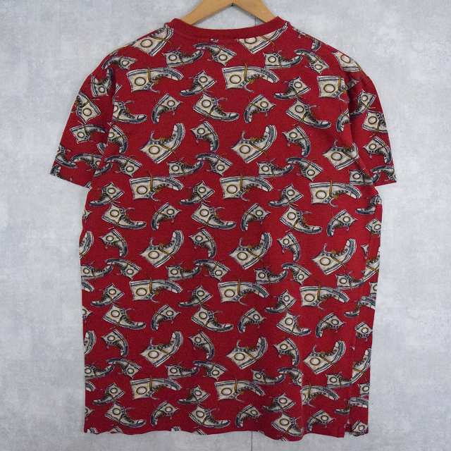 90's POLO Ralph Lauren USA製 スニーカー柄 Tシャツ [105331]