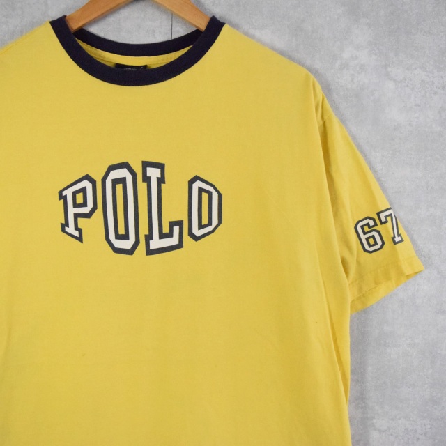 90's POLO Ralph Lauren USA製 ロゴプリントTシャツ L