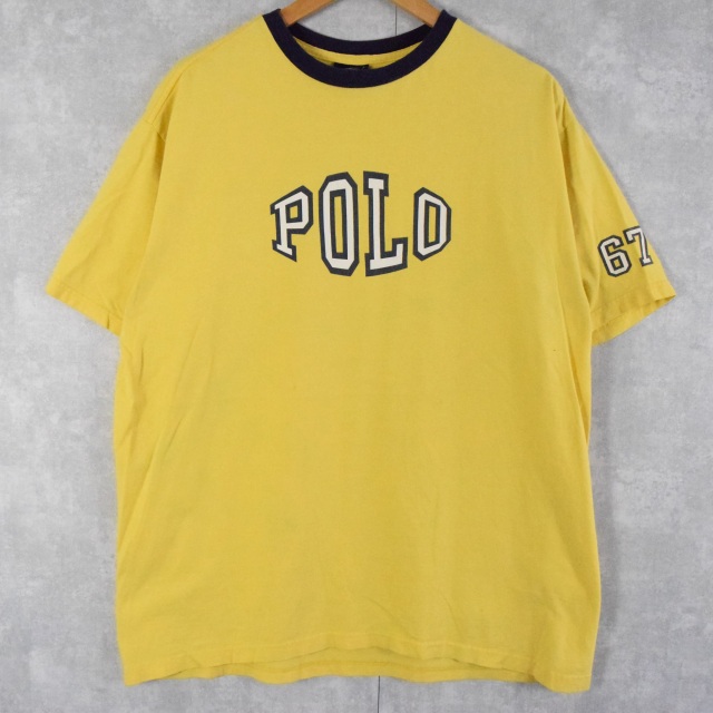 90's POLO Ralph Lauren USA製 ロゴプリントTシャツ L