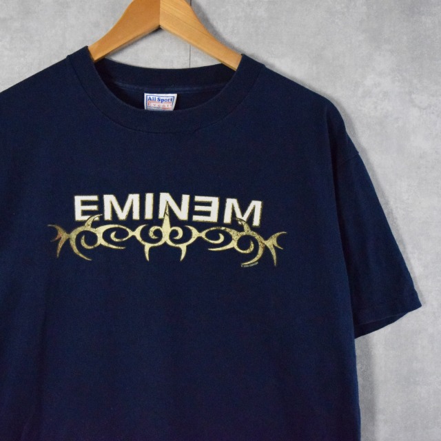 2000 EMINEM ロゴプリント ラッパーTシャツ L