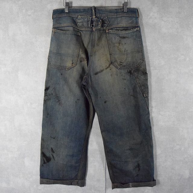 正規店仕入れの 30年代 ワーク インディゴ ユニオンメイド 40s 40年代 30s パンツ