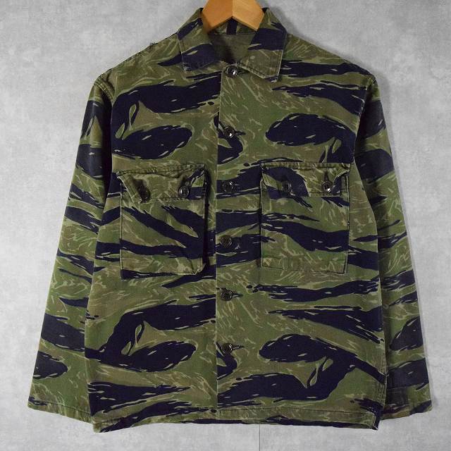 60年代 60s アメリカ軍 米軍 ベトナム戦争 総柄 シャツジャケット