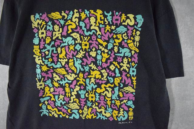 90's Ken Brown アートプリントTシャツ [105579]