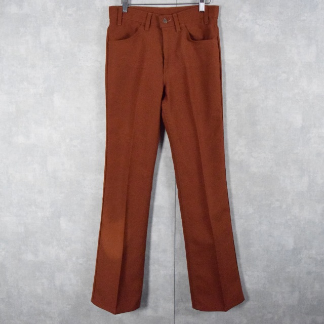 80年代 80s リーバイス フレア スラックス スタプレスト パンツ ブラウン 茶色 │ヴィテージ古着屋Feeet 通販 名古屋 大須 メンズ