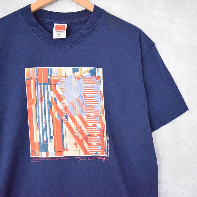 2000's Frank Lloyd Wright 建築家 アートプリントTシャツ L
