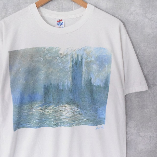 Claude Monet クロード・モネ 90's アートTシャツ-eastgate.mk