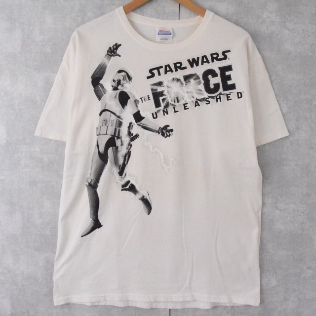 【SALE】2000's STAR WARS FORCE UNLEASHED ゲームTシャツ L