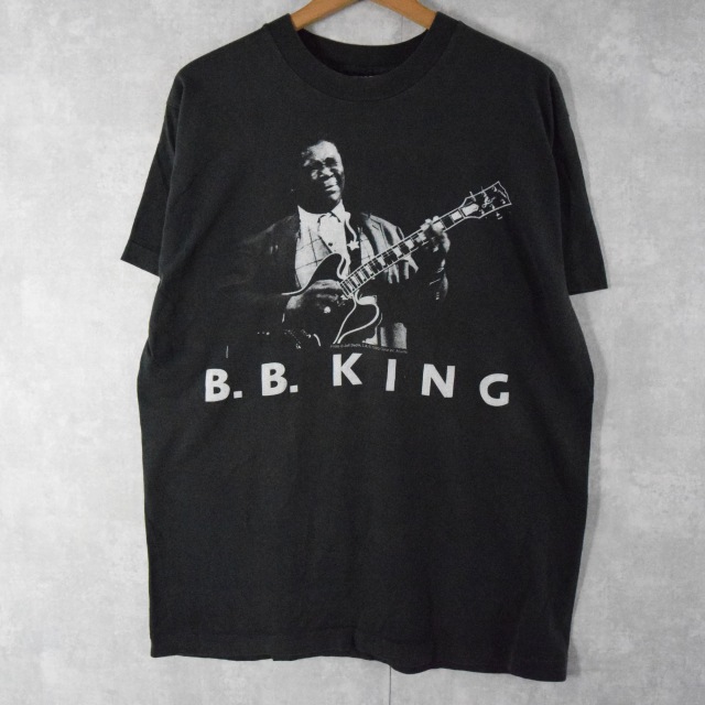 90's B.B.KING USA製 ブルースミュージシャン プリントTシャツ L