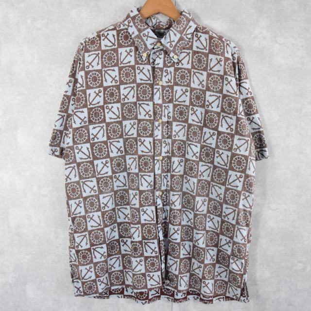 90年代 90s レインスプーナー アメリカ製 ハワイ製 半袖 プルオーバー
