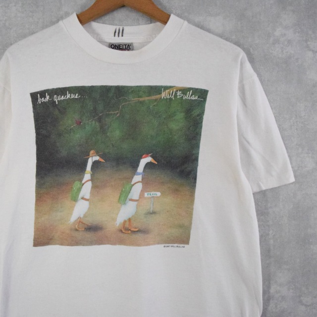 90s ビンテージ アニマル 鳥 Tシャツ アート 動物 Tシャツ