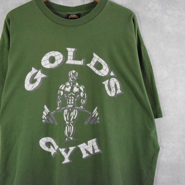 90's GOLD'S GYM USA製 ロゴプリントTシャツ XL