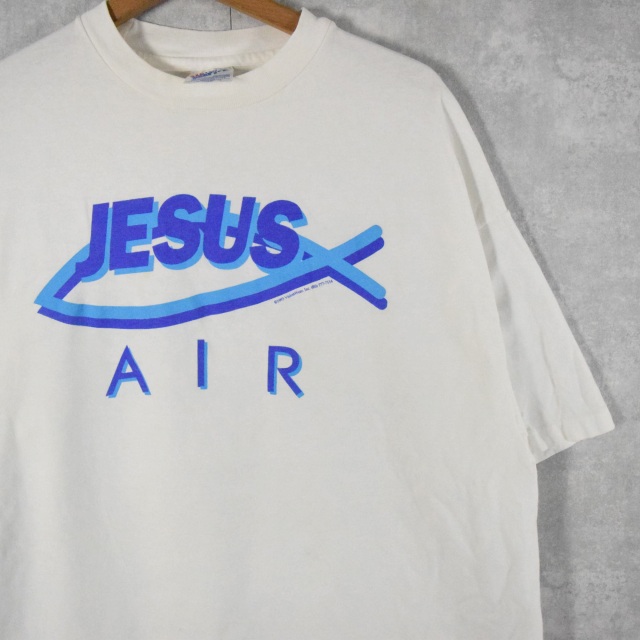 90's JESUS AIR USA製 パロディTシャツ XL