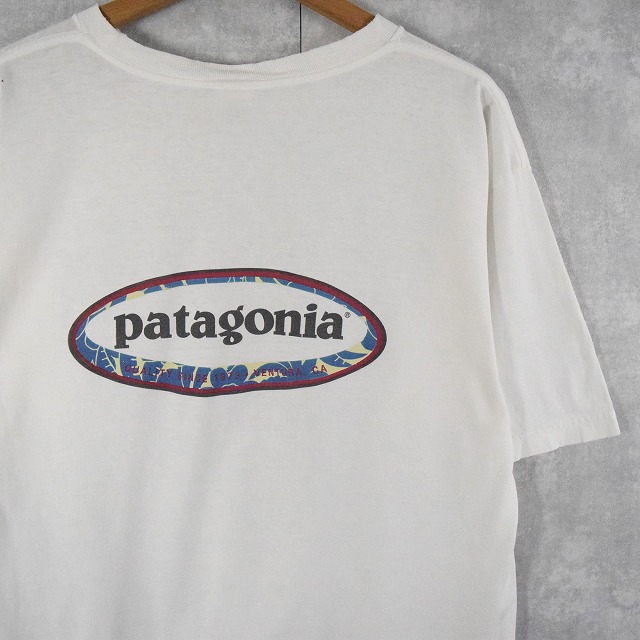 90年代 90s パタゴニア 白 ホワイト 半袖 アウトドア │ヴィテージ古着