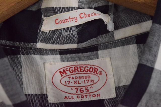 70s McGREGOR 765 恋しく BD半袖シャツ ペイズリー柄 16 1/2