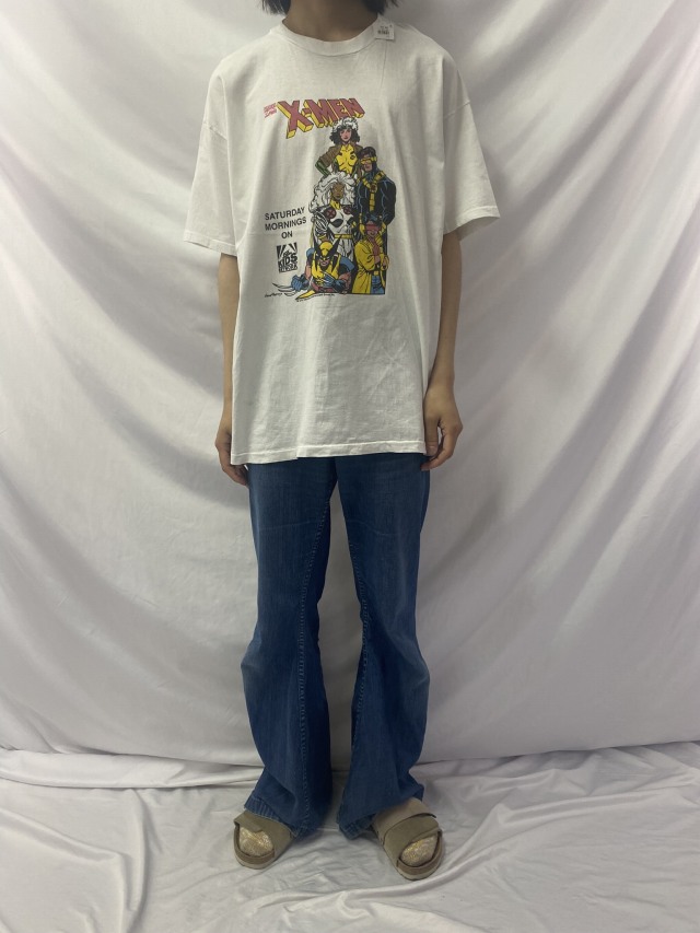 90's MARVEL X-MEN アメコミプリントTシャツ XL