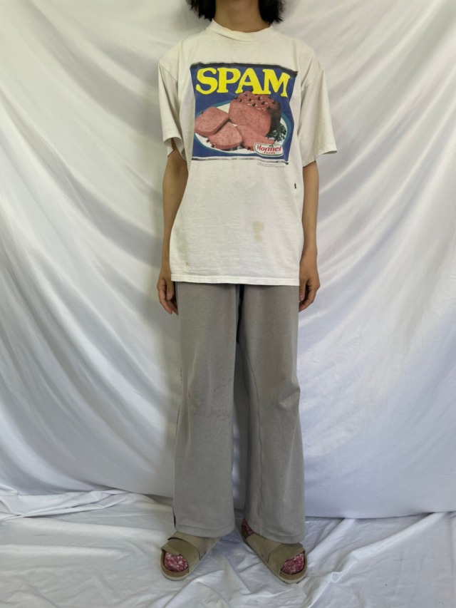 90's SPAM USA製 プリントTシャツ L
