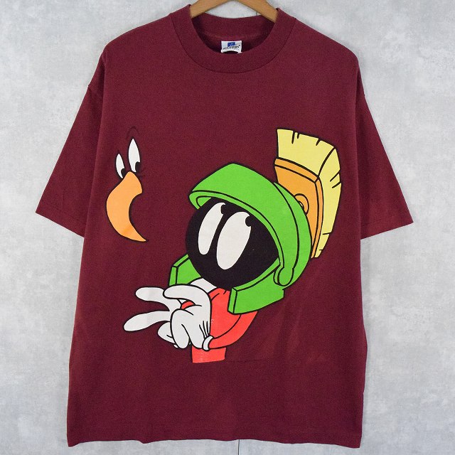 90's Looney Tunes USA製 マービン・ザ・マーシャン キャラクタープリントTシャツ XL