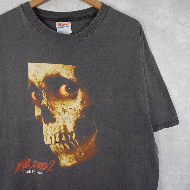 90's EVIL DEAD 2 スプラッターホラー映画 プリントTシャツ XL