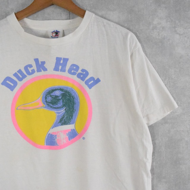 「レア 希少 総柄 レトロ デザイン 90s 」Duck Head Tシャツ