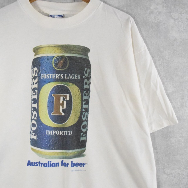 90's FOSTER'S LAGER USA製 ビールメーカー Tシャツ XL