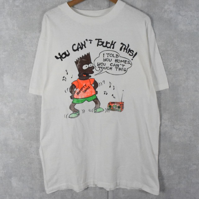 90's THE SIMPSONS USA製 パロディ キャラクターTシャツ XL