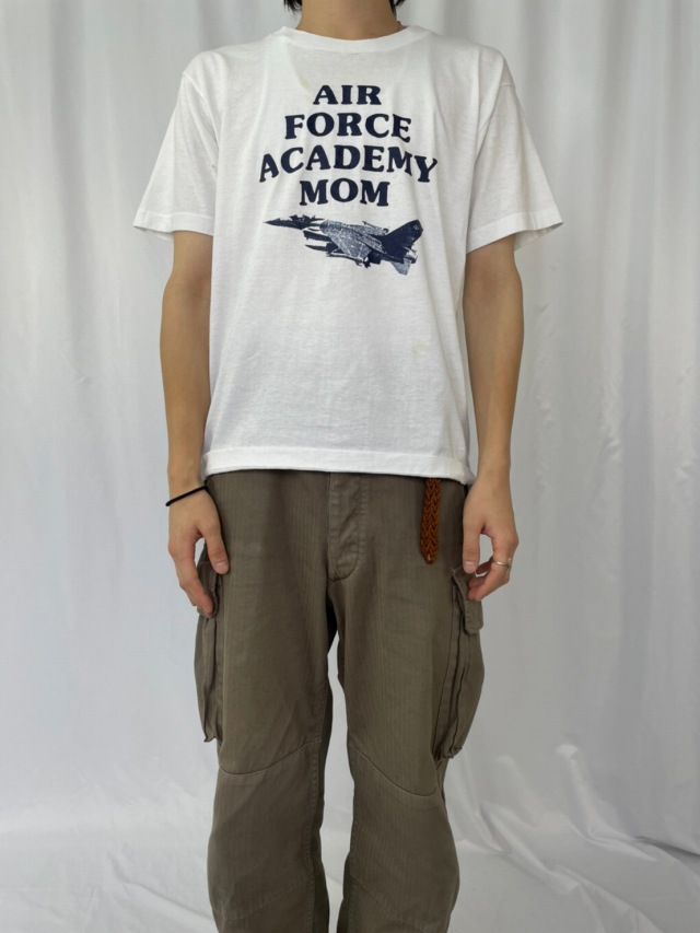 【SALE】90's AIR FORCE ACADEMY MOM USA製 プリントTシャツ L