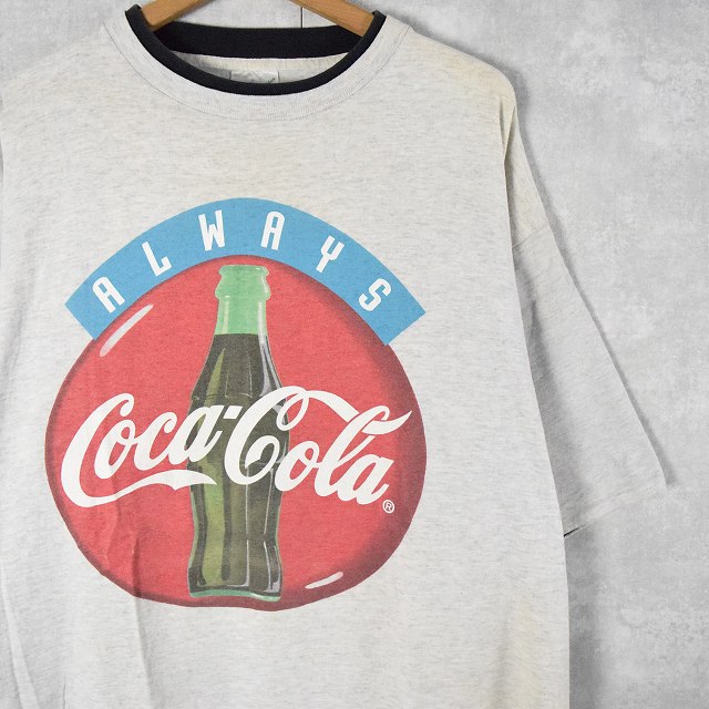 90's Coca-Cola USA製 ダブルフェイスデザイン プリントTシャツ XXL