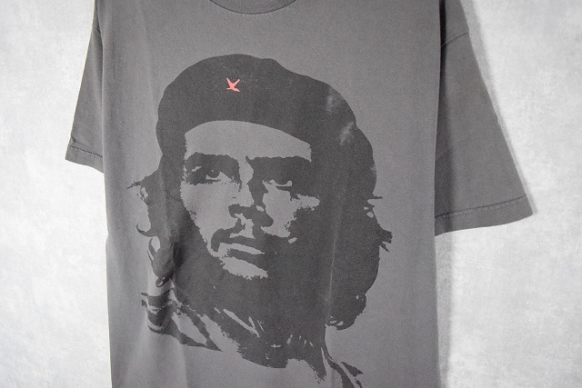 90年代 90s チェ・ゲバラ キューバ革命 偉人 歴史 グレー 半袖 