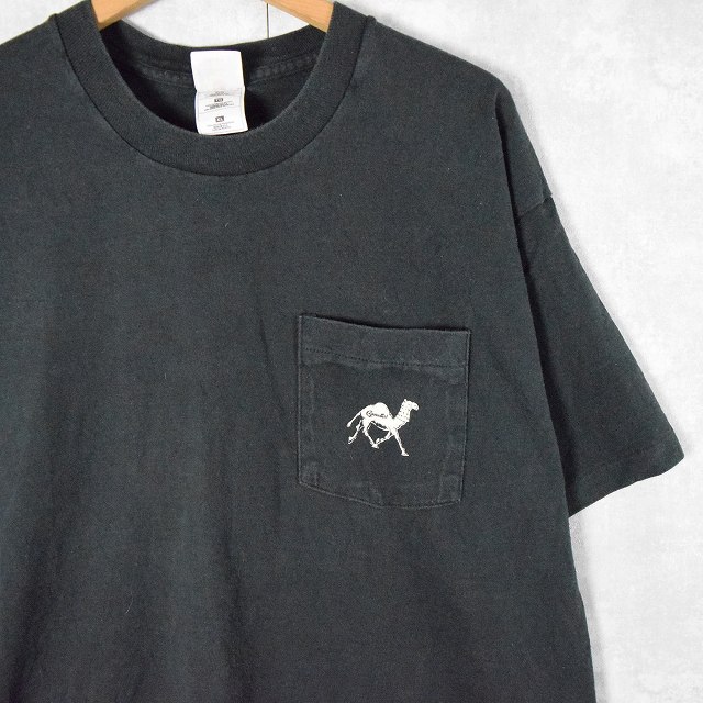 90's CAMEL USA製 ロゴプリント ポケットTシャツ XL