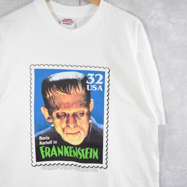 90's FRANKENSTEIN USA製 プリントTシャツ DEADSTOCK L/XL